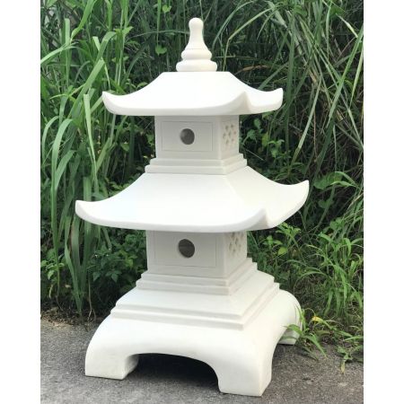 2 Tier Pagoda White