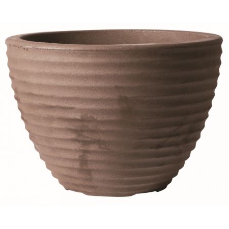Low Honey Pot - 37cm - Dark Brown