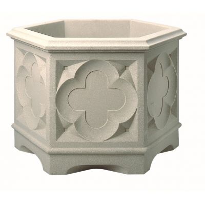 Gothic Hexagonal Planter - 39cm