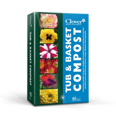 40L Clover Tub & Basket compost 