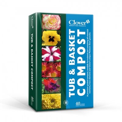 40L Clover Tub & Basket compost 