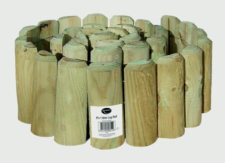 Ambassador Log Roll Edging - 1.8m x 150mm