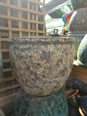 Atlantis Belly Pot - Quartz - Large