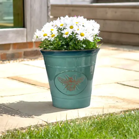 Bee Planter - Sea green - Medium