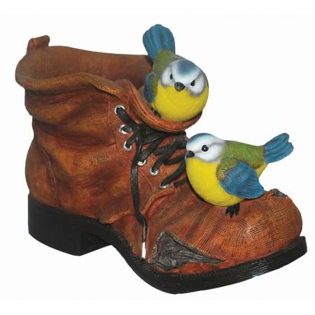 Blue Tit Boot Planter