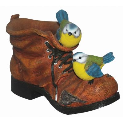 Blue Tit Boot Planter