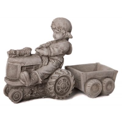 Boy And Tractor