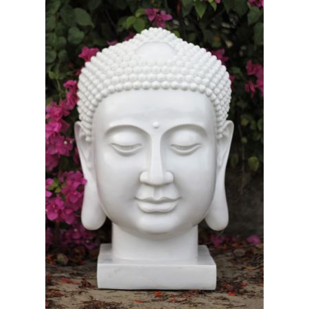 Buddha Head Medium, Grey