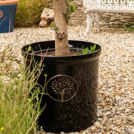 Cotswold Pot - 48Cm - Black