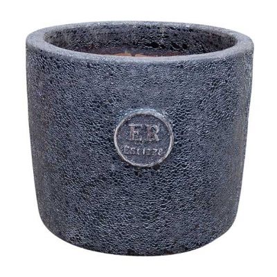 Round Planter - Lava Graphite - Medium