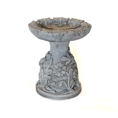 English Oak Bird Bath