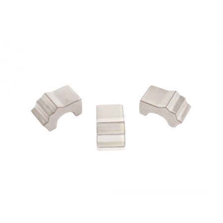 ESSENTIALS PACK OF 3 LARGE WHITE GLAZED FEET