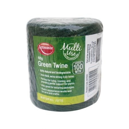 Green Jute Twine - 100g/100m