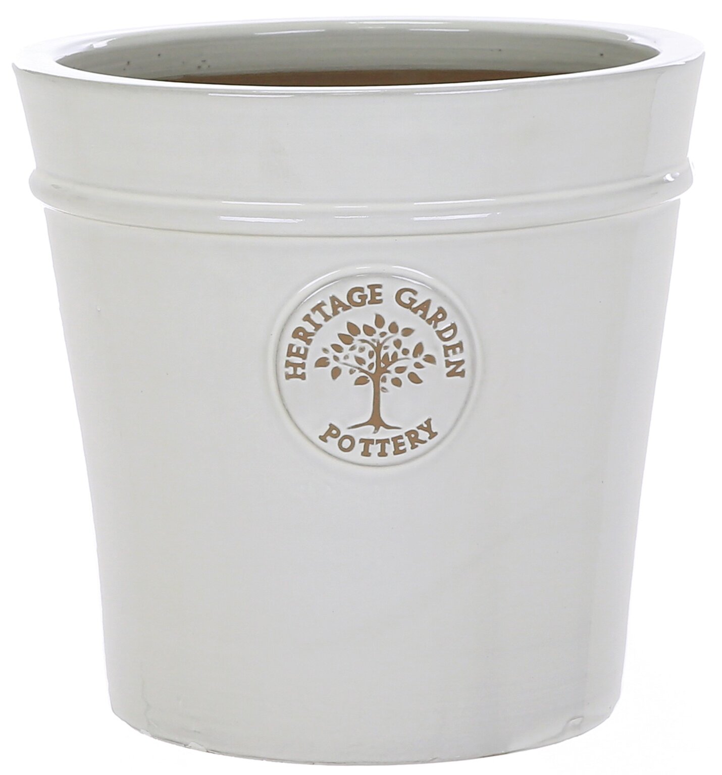 HERITAGE GARDEN POTTERY 20CM WHITE HERITAGE POT Windlestone Nursery