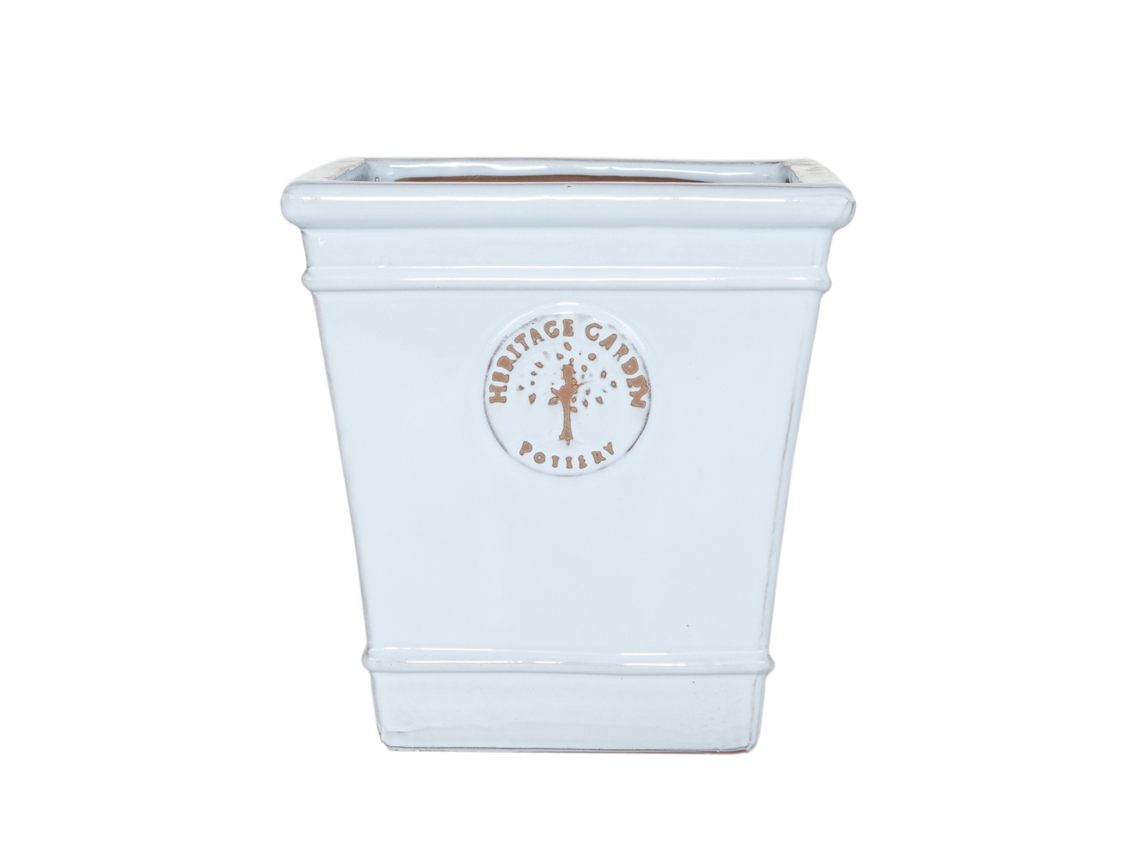 HERITAGE GARDEN POTTERY 33CM BLUE HERITAGE SQUARE Windlestone Nursery