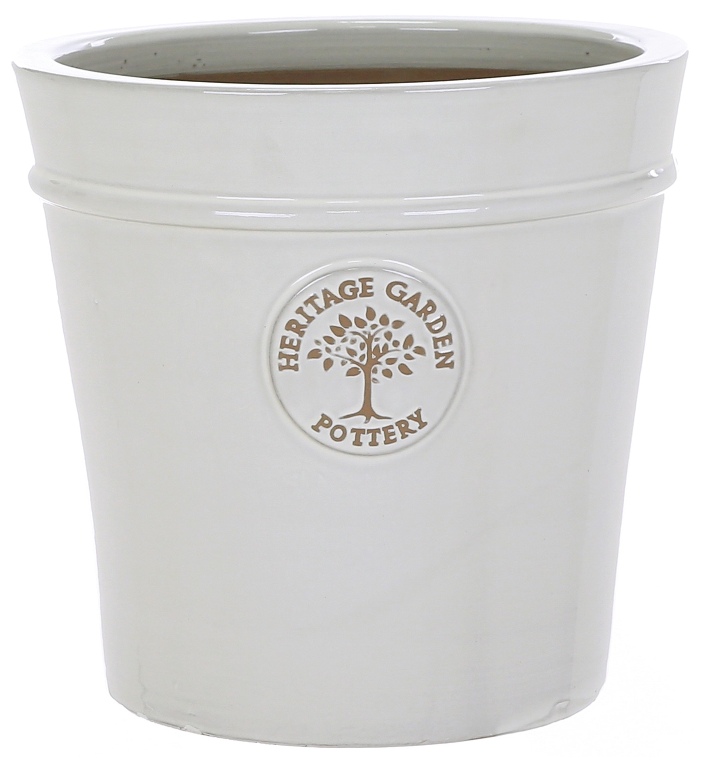 HERITAGE GARDEN POTTERY 50CM WHITE HERITAGE POT Windlestone Nursery