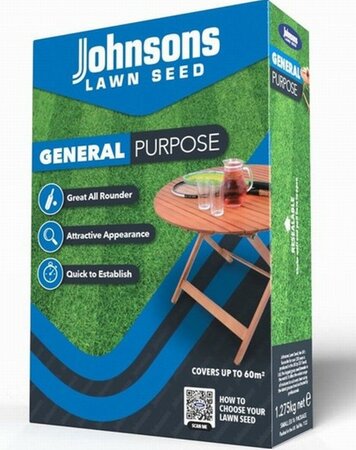Johnsons Lawn Seed - General Purpose - up to 60 square metre