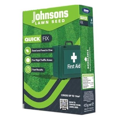 Johnsons Lawn Seed - Quick Fix with Growmore - 14sqm