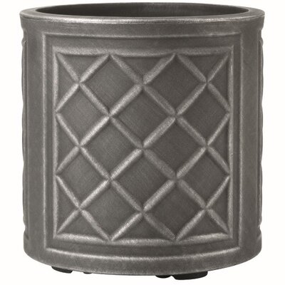 Lead Effect Planter - Round - 44cm - Pewter