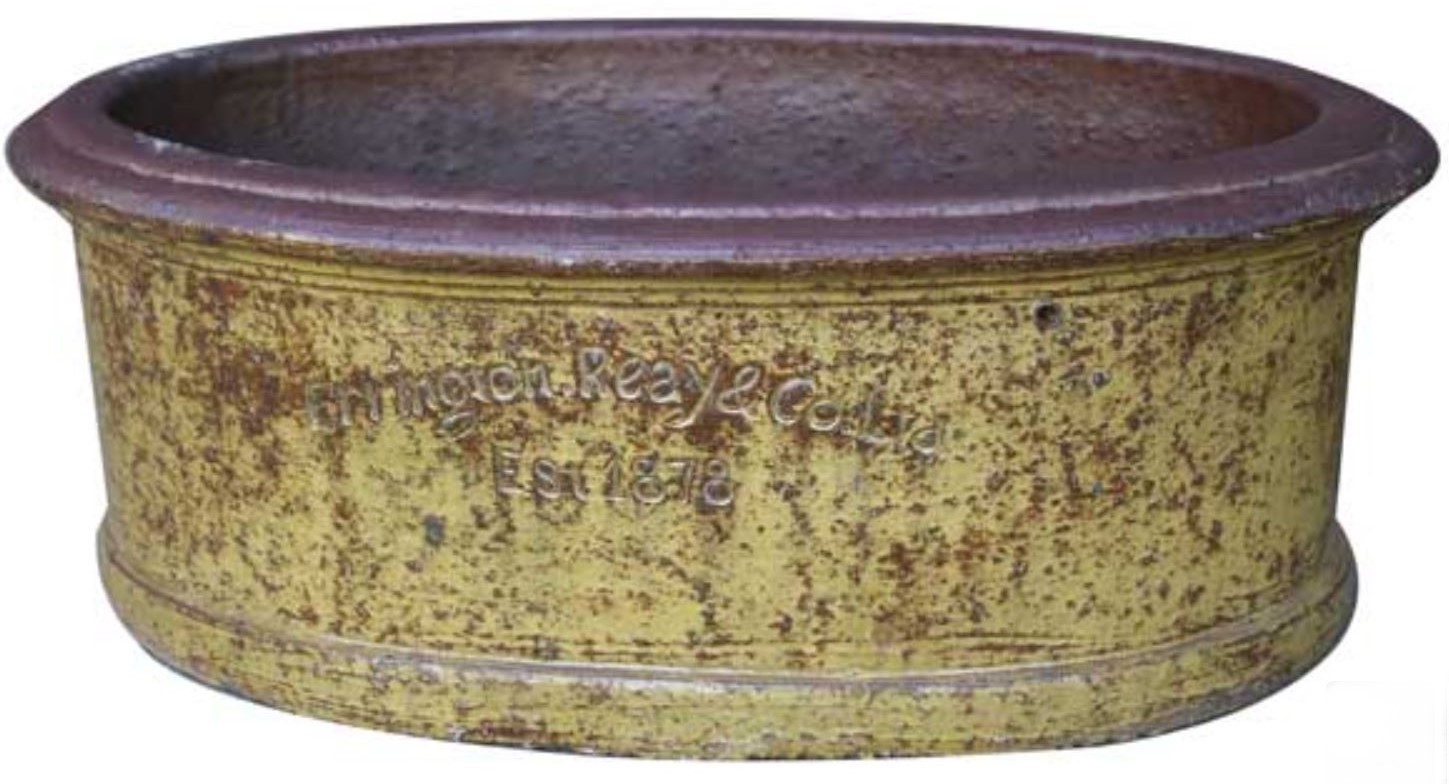 Oval Trough Old Leather Large Windlestone Nursery & Garden Centre in Ferryhill, Durham