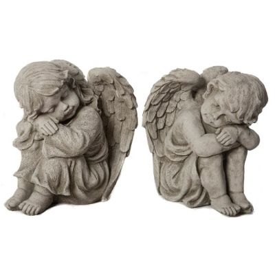 Pair of Resting Angels