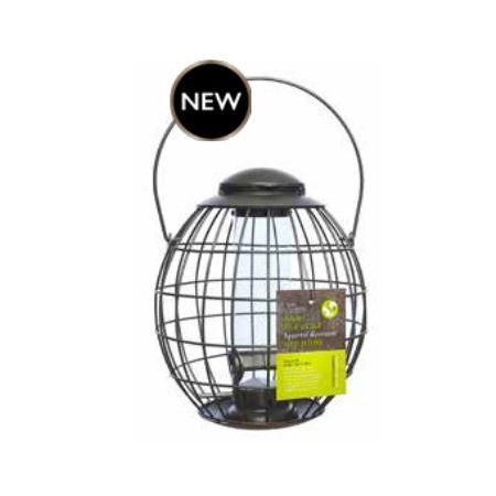 Pewter Flick n Click Squirrel Resistant Seed Feeder
