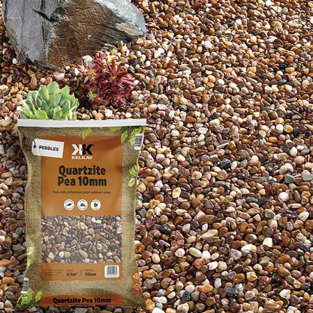 Quartzite Pea Gravel - 10MM