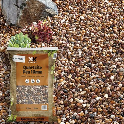 Quartzite Pea Gravel - 10MM