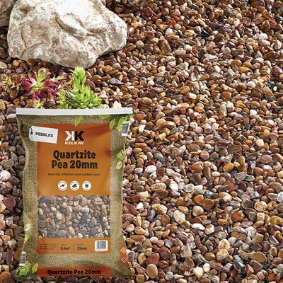Quartzite Pea Gravel - 20MM