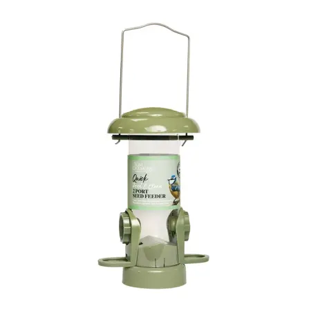 Quick Feed & Clean Seed Feeder - 2 Port 