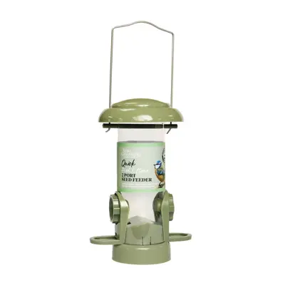 Quick Feed & Clean Seed Feeder - 2 Port