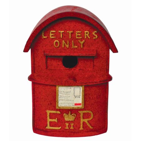 Red Letter Post Box Birdhouse