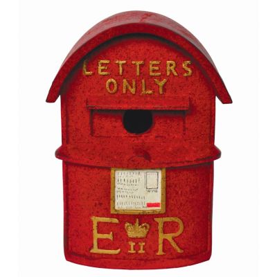 Red Letter Post Box Birdhouse