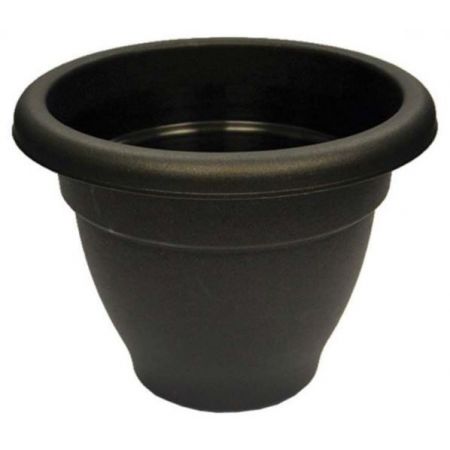 Round Bell Pot - 30cm - Black