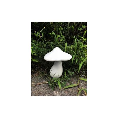 Single Toadstool Medium, White