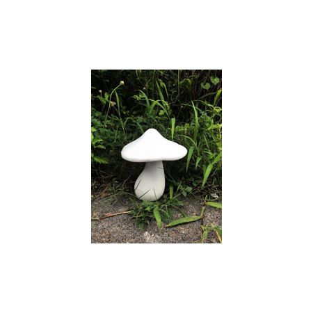Single Toadstool Small, White