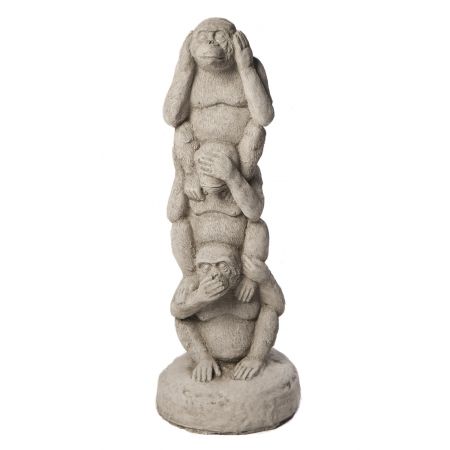 Stack 3 Monkeys Speak/Hear/See