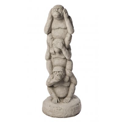 Stack 3 Monkeys Speak/Hear/See