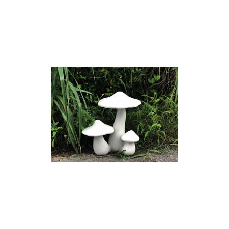 Toadstool Cluster Small,  White
