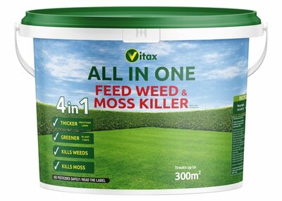 Vitax All In One Feed Weed & Moss Killer Box 300sqm
