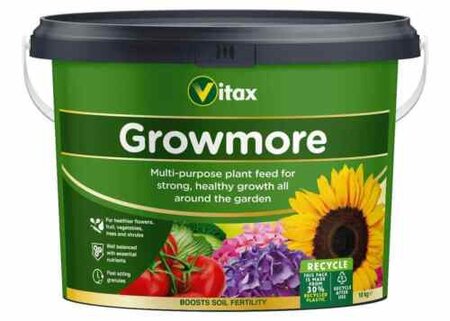 Vitax Growmore - Mutli Purpose Garden Feed 10Kg
