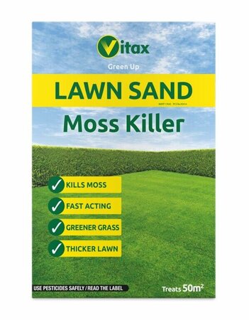 Vitax Lawn Sand Moss Killer - 50sqm